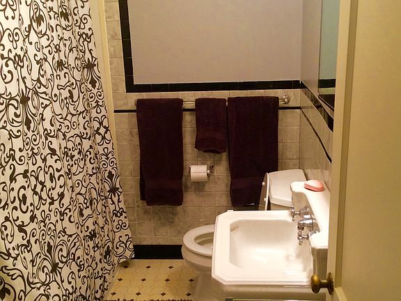 Bathroom (not photographed is linen closet with great storag