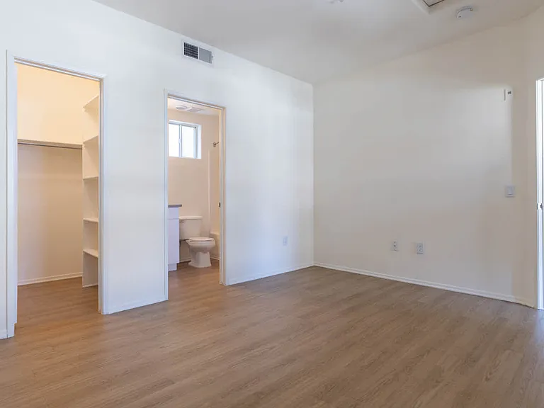 Bedroom with Hard Surface Flooring