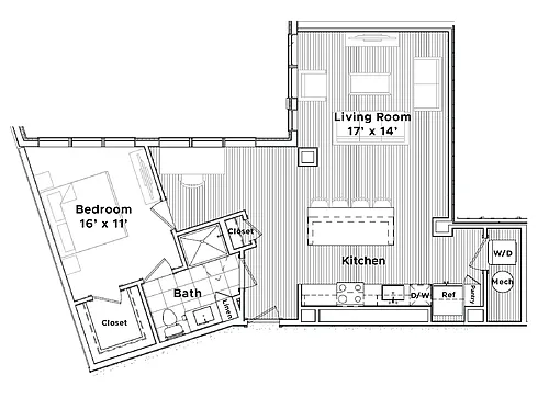 Floor plan The Garnet