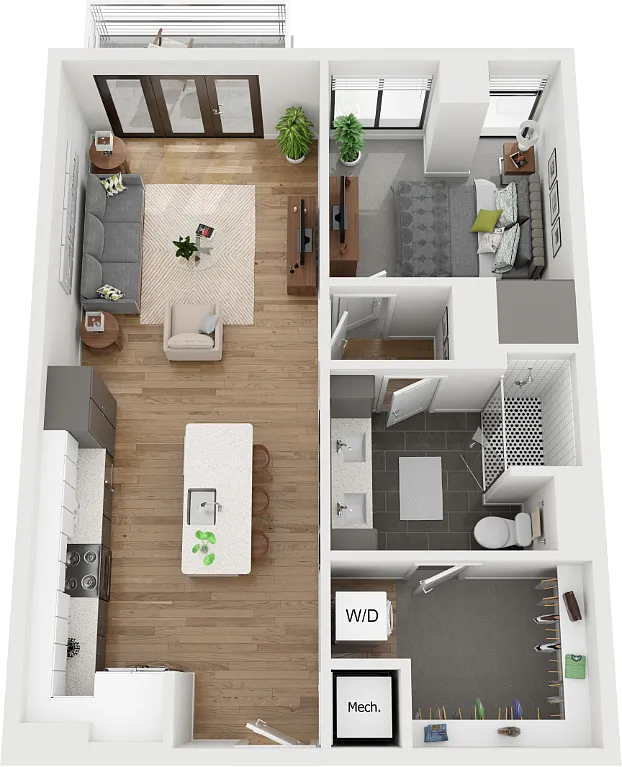 Floor plan 1D