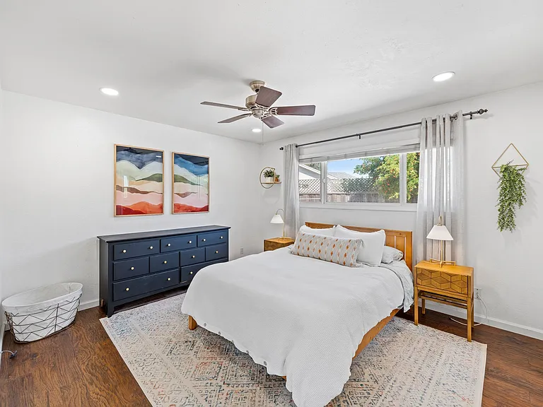 Large Master bedroom with attached bathroom