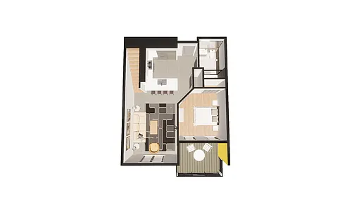 Floor plan The Prestige - Loft