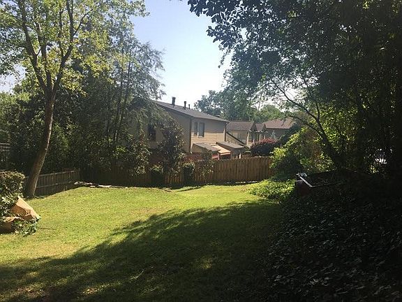Private backyard