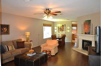 Open Floor Plan with Hand scraped Wood flooring through out!