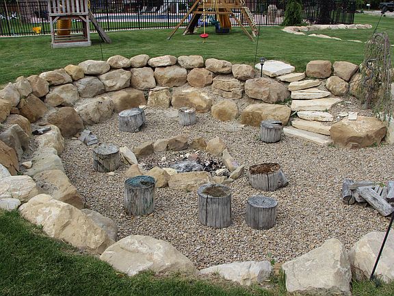 Huge Fire Pit Area