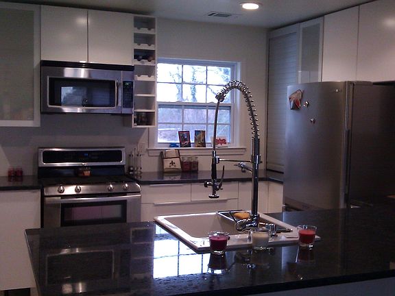 all tile stainless and IKEA