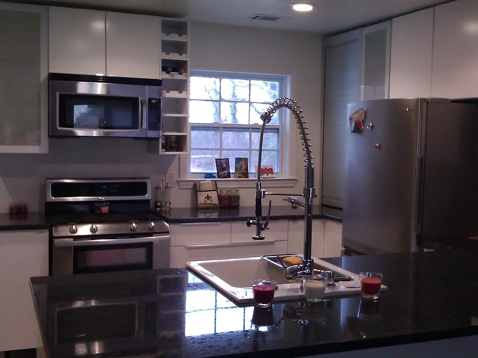 all tile stainless and IKEA