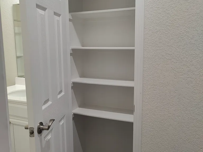 Linen Closet for Guest Bathroom