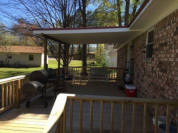view of new back deck