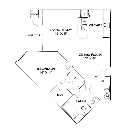 Floor plan Design 1I-E