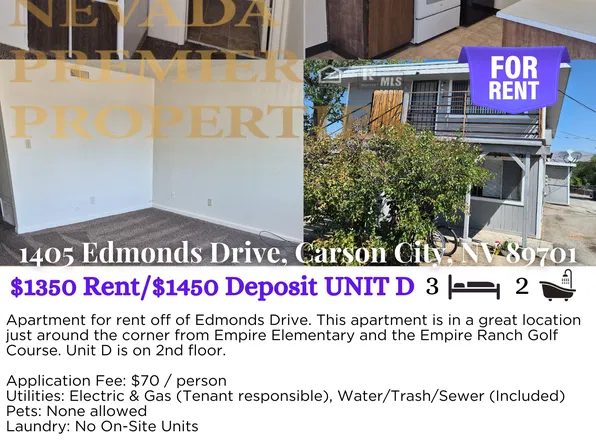 1405 N Edmonds Dr #D, Carson City, NV 89701