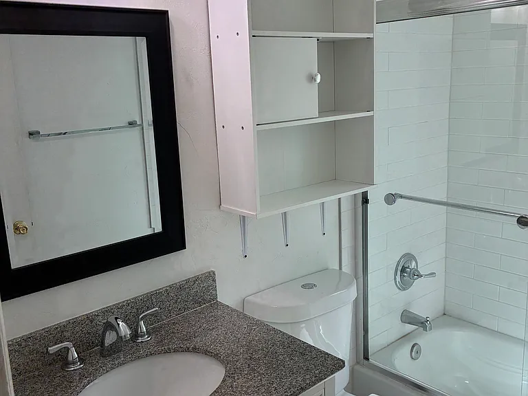 full bath with new fixtures