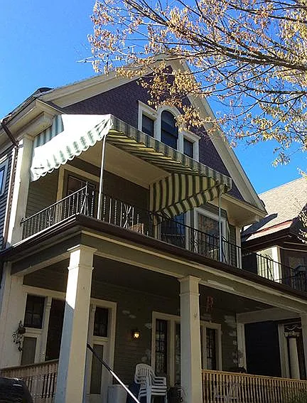 exterior with seasonal awning