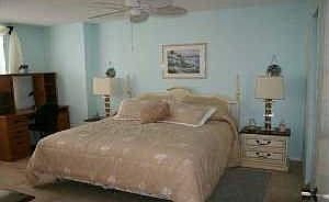 The view of the bedroom