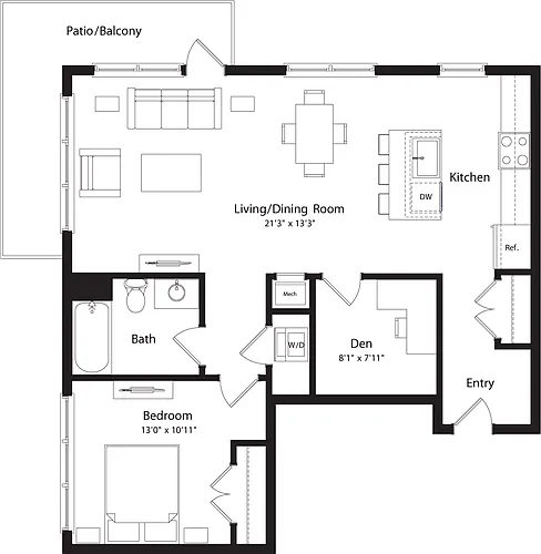 Floor plan A10D-2