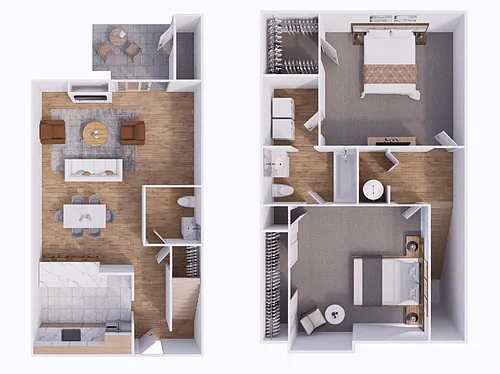 Floor plan Metropolitan Townhome