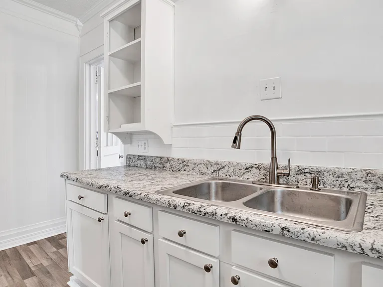 New kitchen with new appliances.