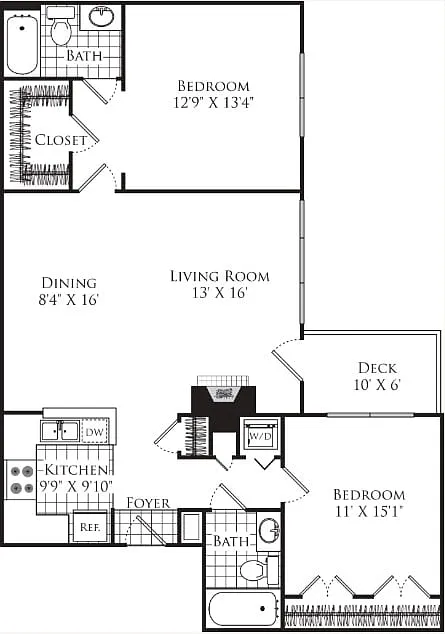 Floor plan B6