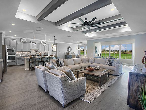 Northampton Model Floor plan at On Top of the World Communities Living Area