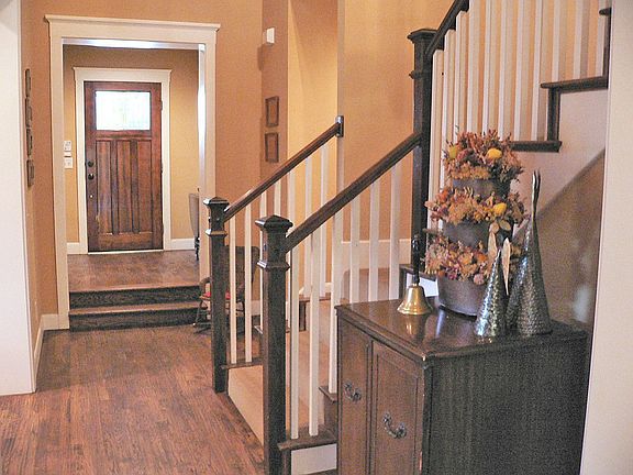 Hand scraped wood floors