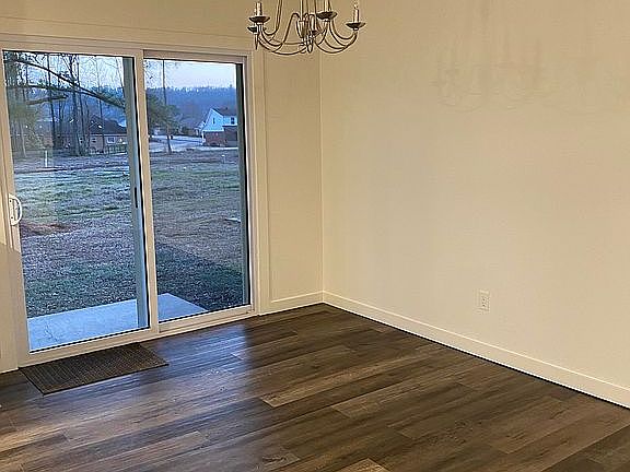 Open dining room
