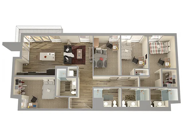 Floor plan 4X4
