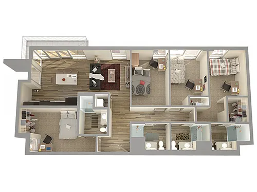 Floor plan 4X4