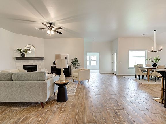 Example of staged Dover floor plan - Features and Finishes may vary based on product availability