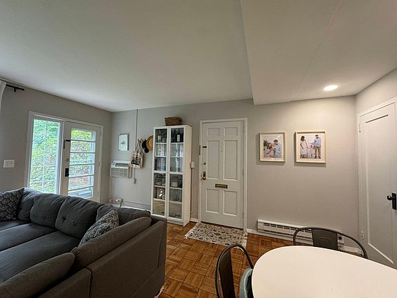 Front Door, with glass door to patio