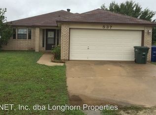 537 Summers Rd, Copperas Cove, TX 76522