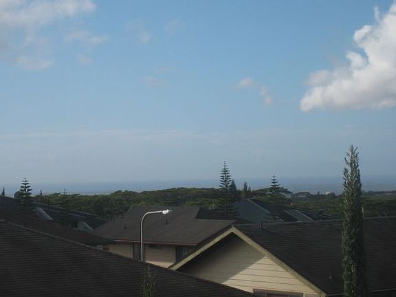 Ocean and Mt views from upstairs bedrooms 