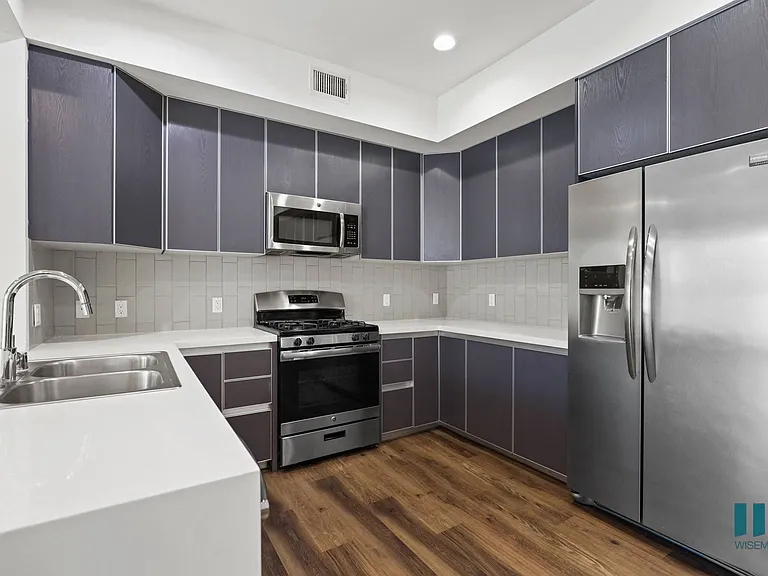 Kitchen with Energy-Efficient Stainless Appliances