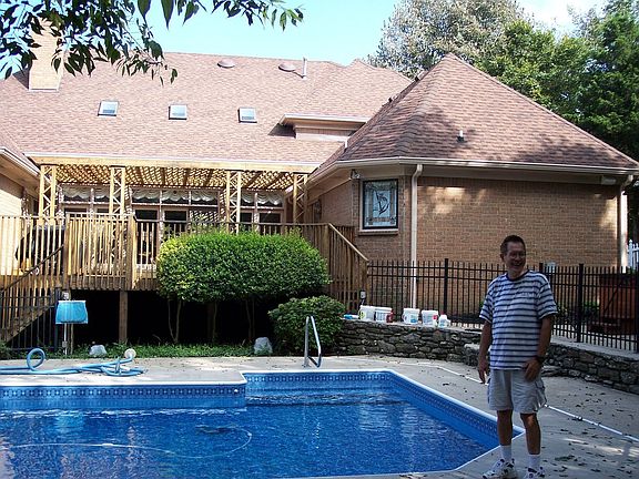 pool / back of house