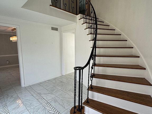 Spiral Staircase in the entrance