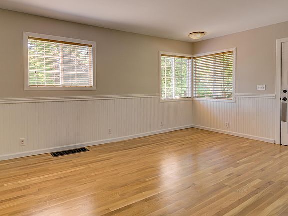 Double paned windows and window coverings.