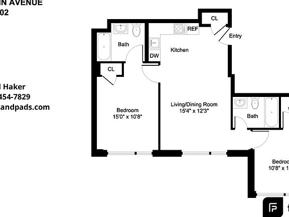 2nd image of 627 Franklin Ave #602