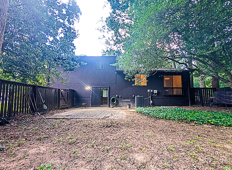 View from the back of the house.