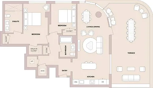 Floor plan CG