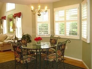 Dining Room with Bay Windows