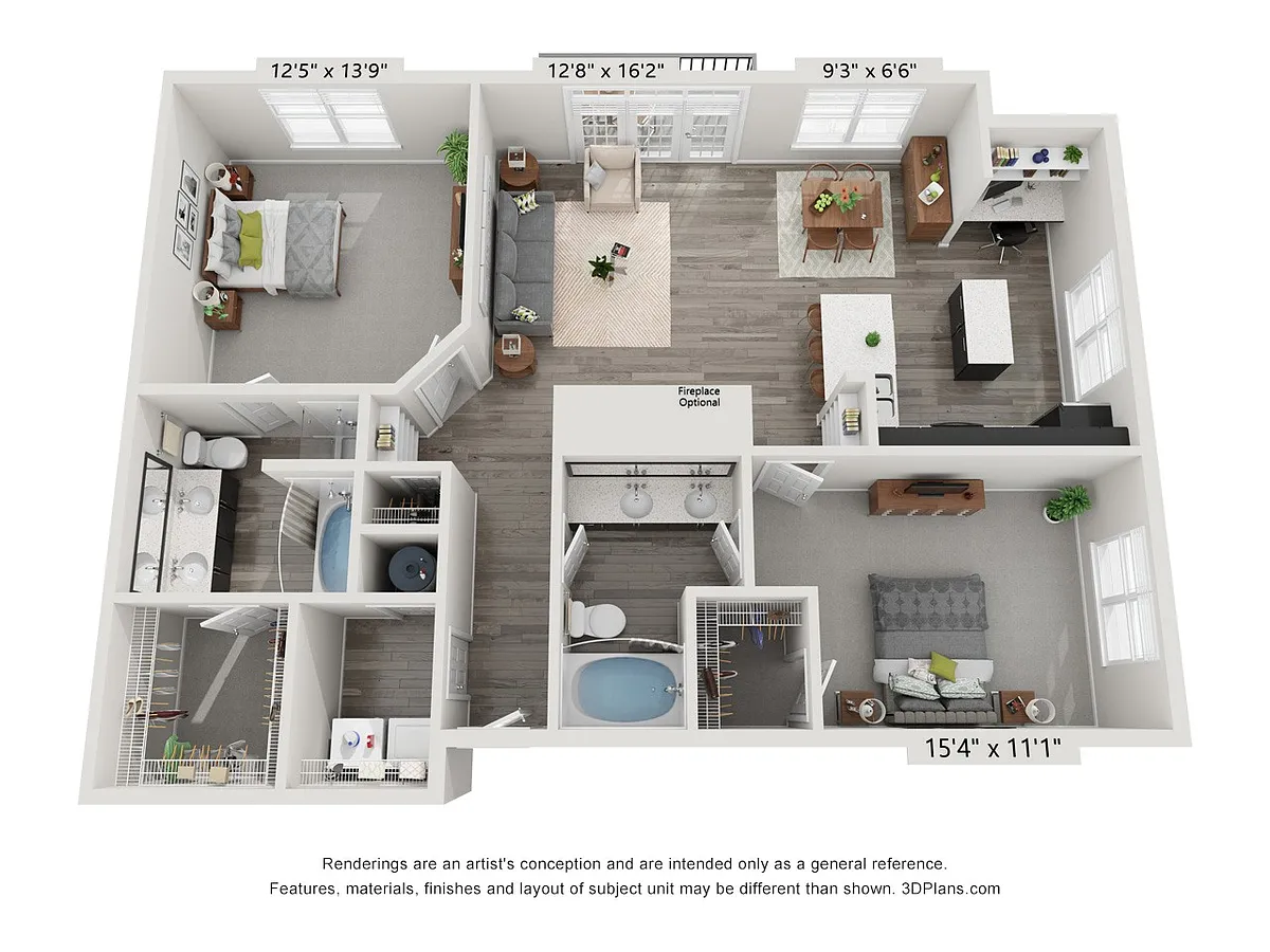 Floor plan Stratford | Elevated