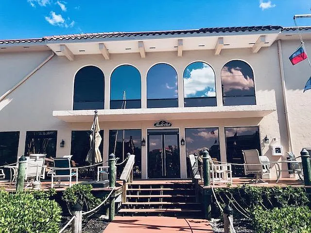 Yacht Club with Restaurant and free WIFI. The gym and Library is also located here. Rent this building for your next Party.
