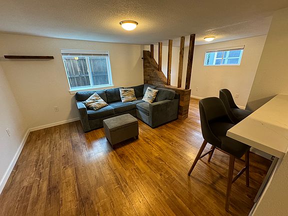 Comes partially furnished with couch