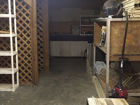 Back room for storage