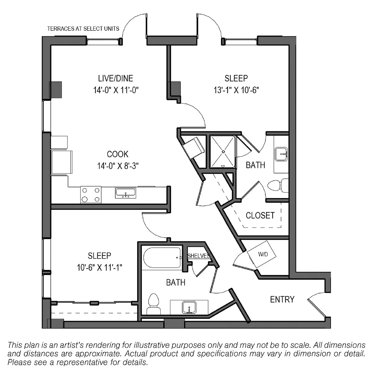 Floor plan B3A