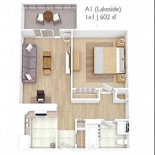 1 bedroom 1 bathroom 1 bedroom 1 bathroom - Lakeside Villa