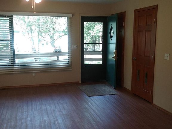 Living room looking out to deck