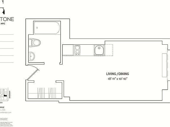 2nd image of 212 W 91st St APT 815