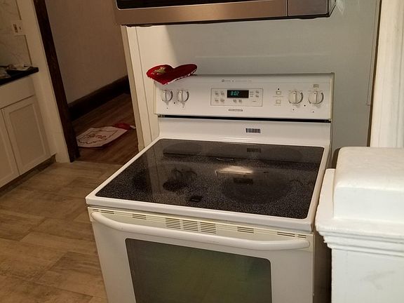Stove and vented microwave