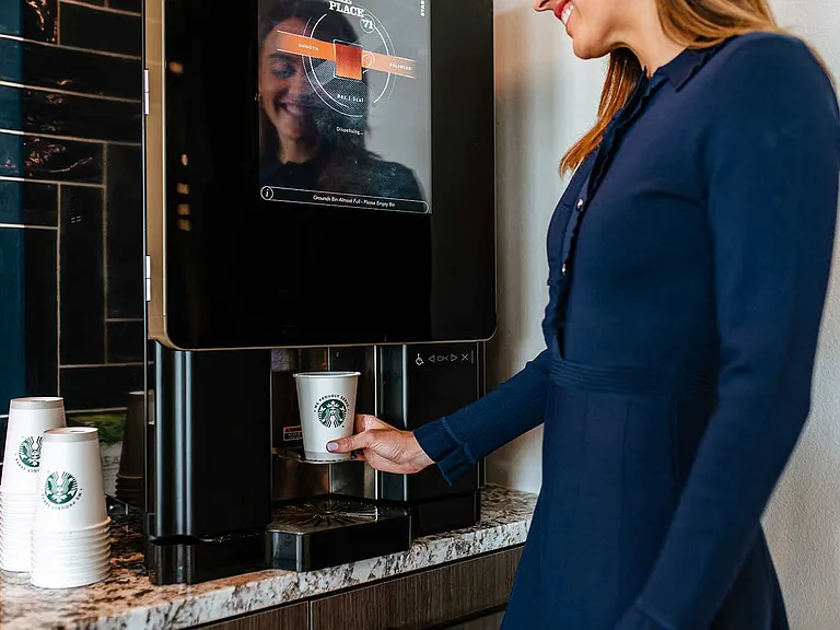 Starbucks coffee bar