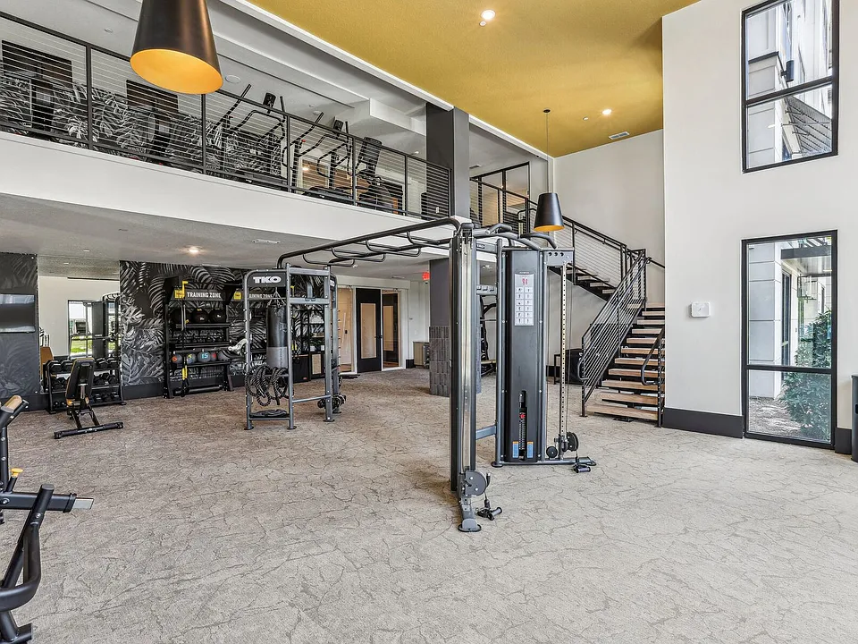 Expansive High-Endurance Fitness Center